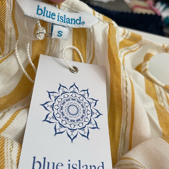 NWT Blue island maxi dress/coverup - Picture 5 of 9